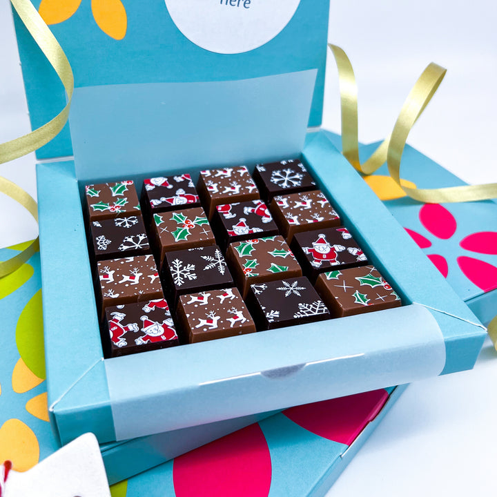 Personalised Christmas Mosaic Chocolates