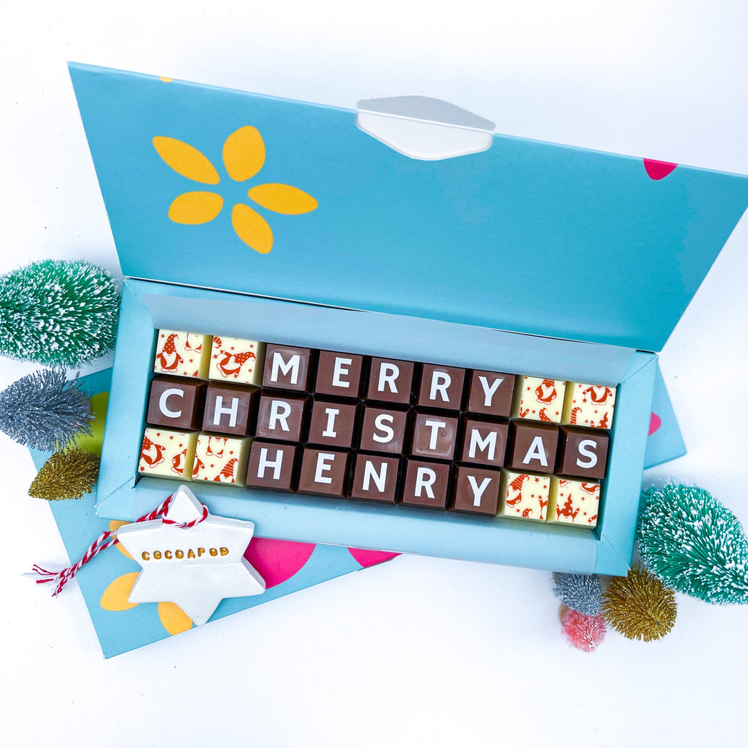 Personalised Christmas Chocolate Treats