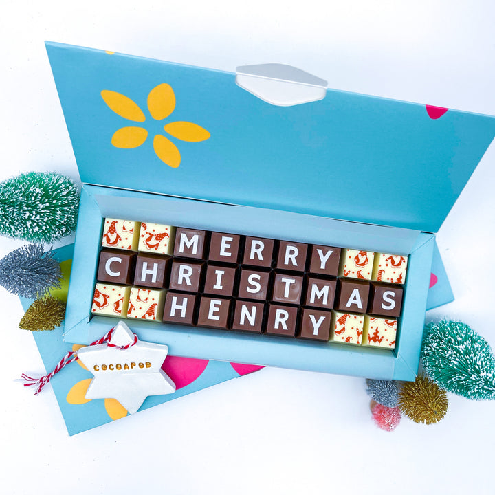 Personalised Christmas Chocolate Treats