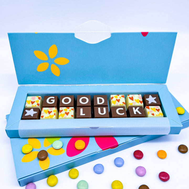 Good Luck Personalised Chocolate Gift