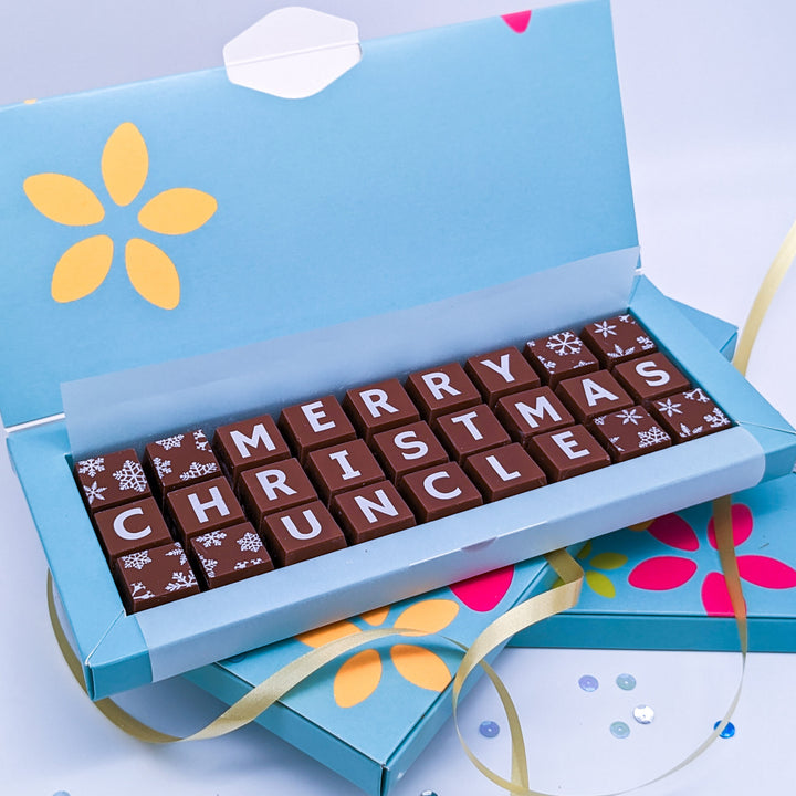 Personalised Christmas Chocolate Treats