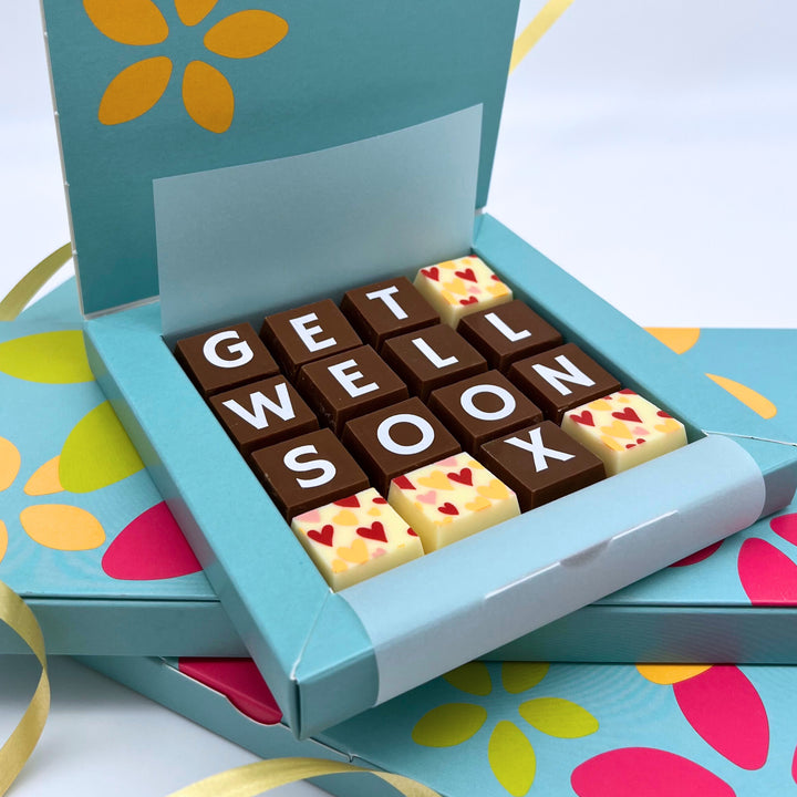Personalised Get Well Soon Chocolate Box