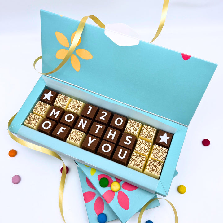 Personalised Milestone Chocolate Box
