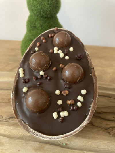 Cake filled Chocolate Easter Egg