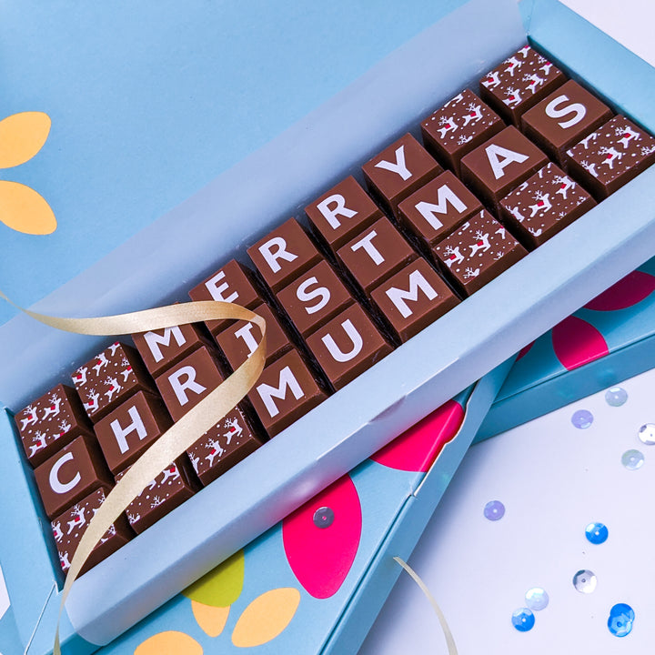 Personalised Christmas Chocolates for Mum