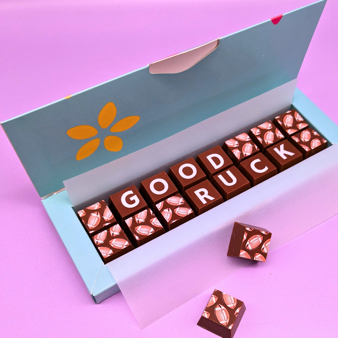Personalised Rugby Chocolate Gift
