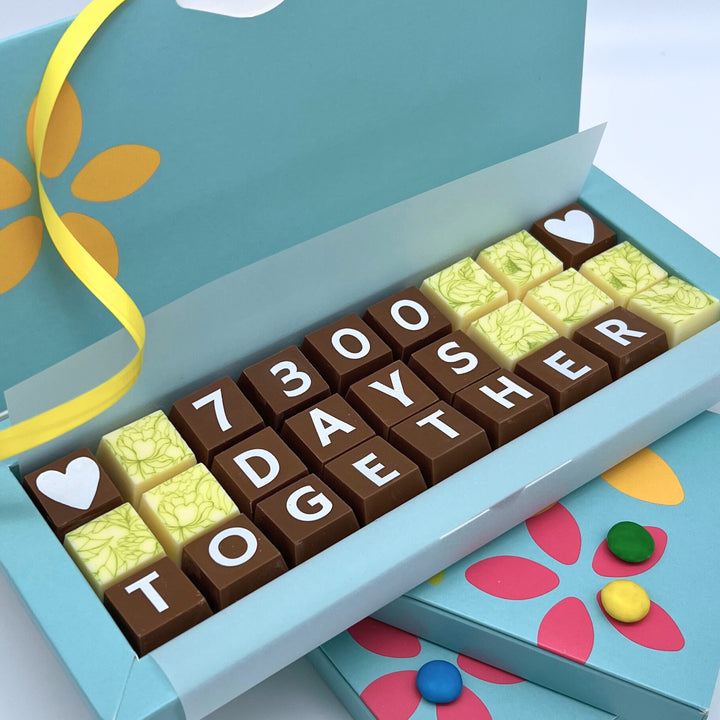 Personalised Anniversary Chocolates