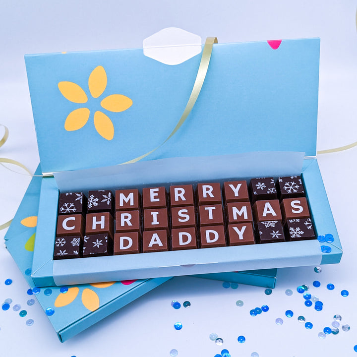 Personalised Merry Christmas Chocolates