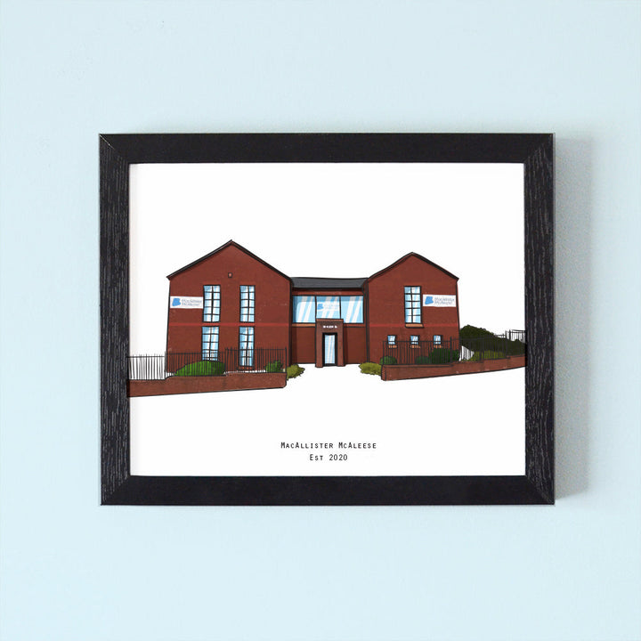Personalised House Illustration Print