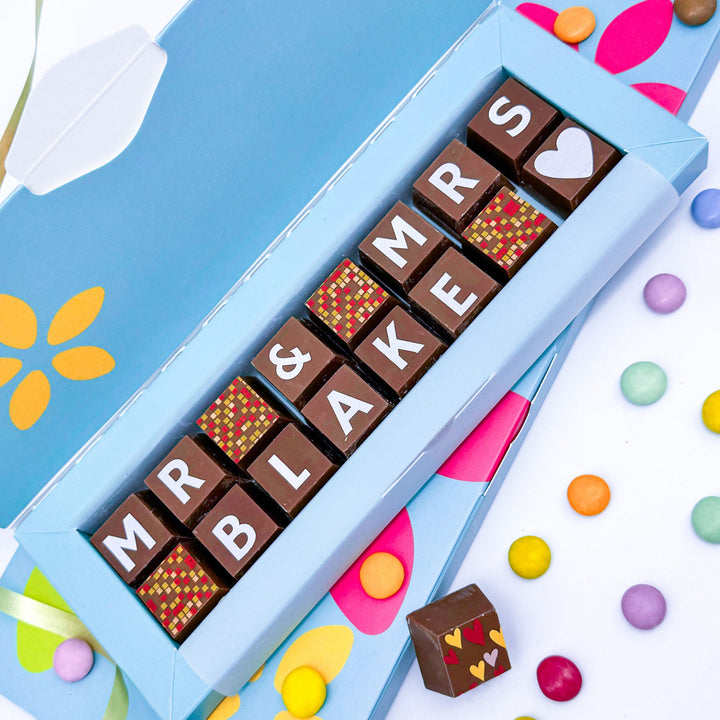 Personalised Wedding Chocolate Gift