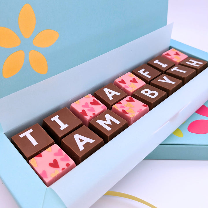 Personalised Welsh Chocolate Bar