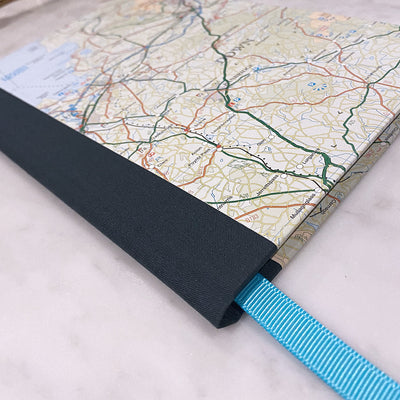 Authentic Northern Ireland Map Notebook