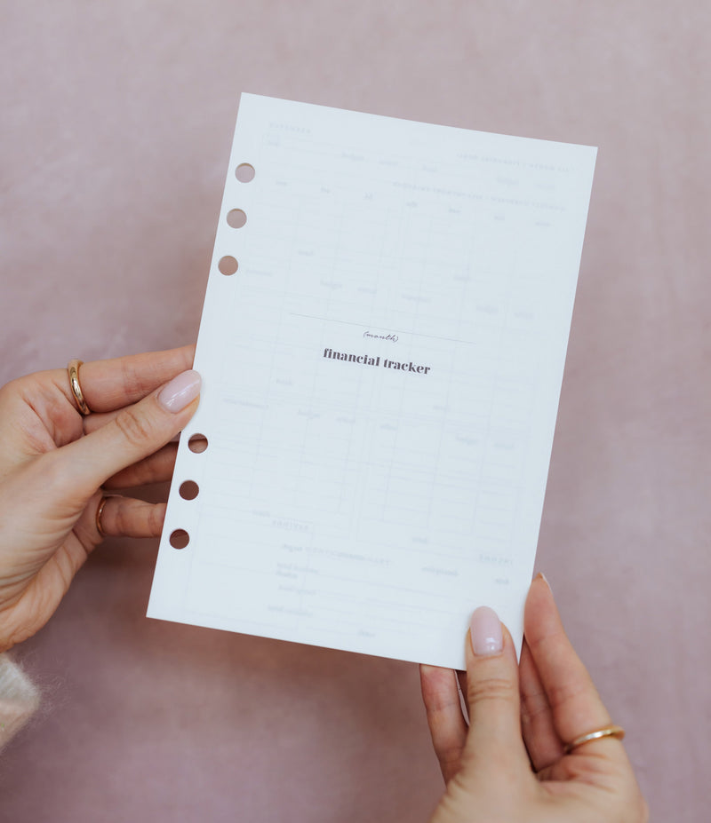 Financial Tracker Pack