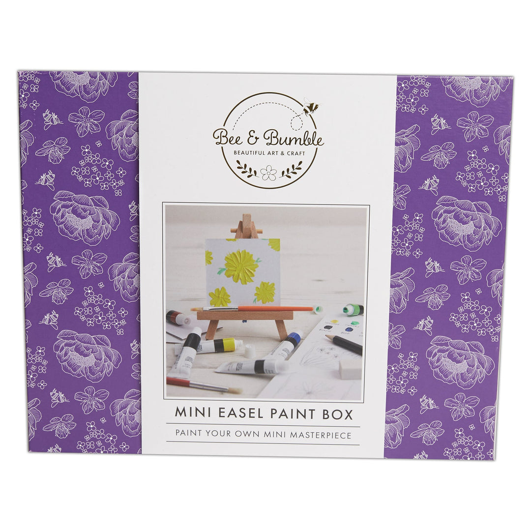 Bee & Bumble Mini Easel Paint Box Craft Set