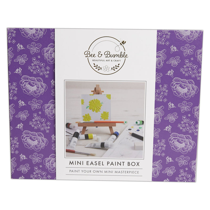 Bee & Bumble Mini Easel Paint Box Craft Set