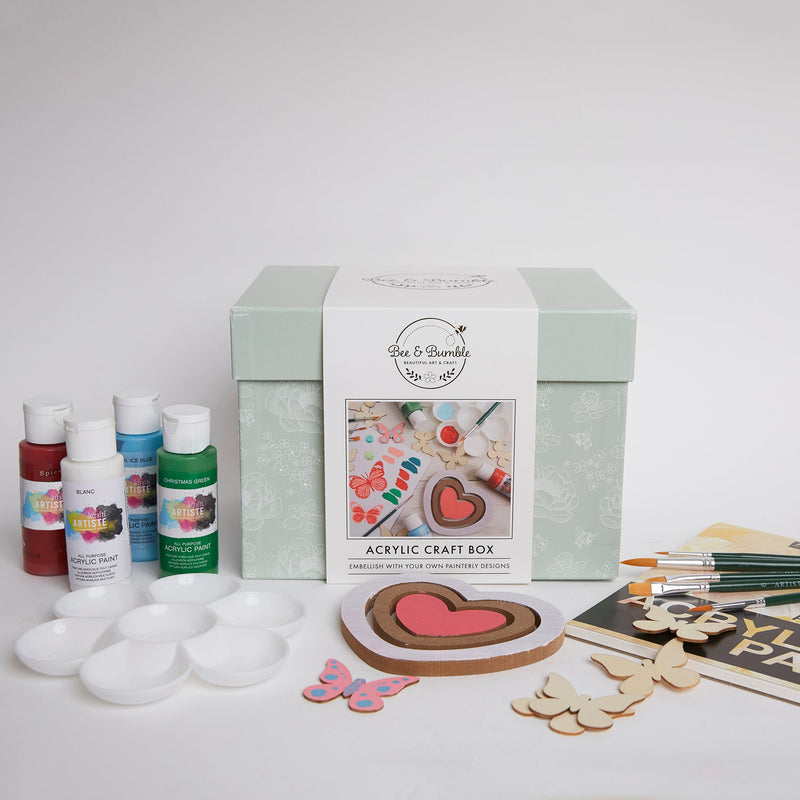 Bee & Bumble Acrylic Craft Box