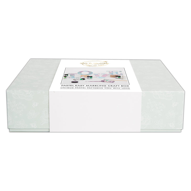Bee & Bumble Easy Marbling Paint Kit - Pastel, Use On A Variety Of Mediums To Create Marbling Effect, Simply Apply A Few Drops To Water, Create A Pattern And Dip, Mix Colours For Exciting Effect