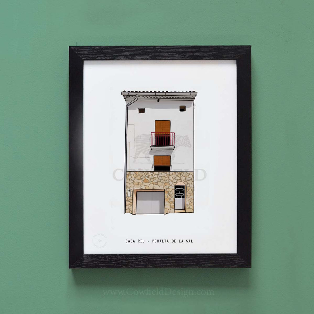 Personalised House Illustration Print
