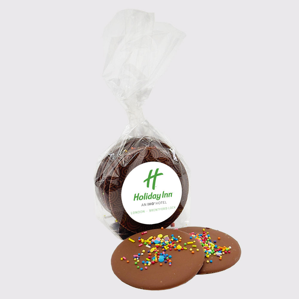 Personalised Corporate Chocolate Buttons