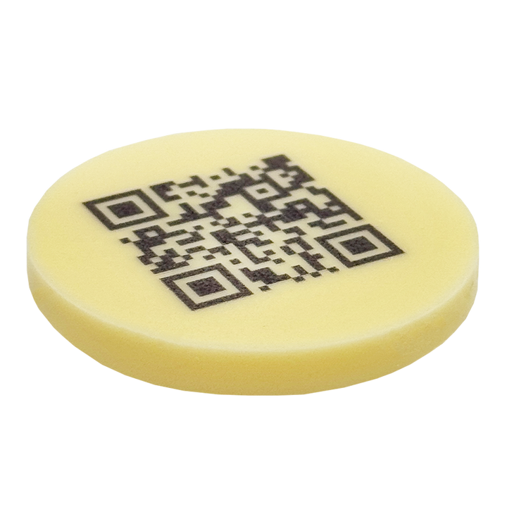 Personalised White Chocolate Corporate Toppers