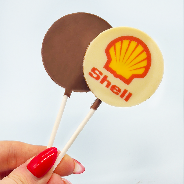Personalised Corporate Chocolate Lollies – Set of 4