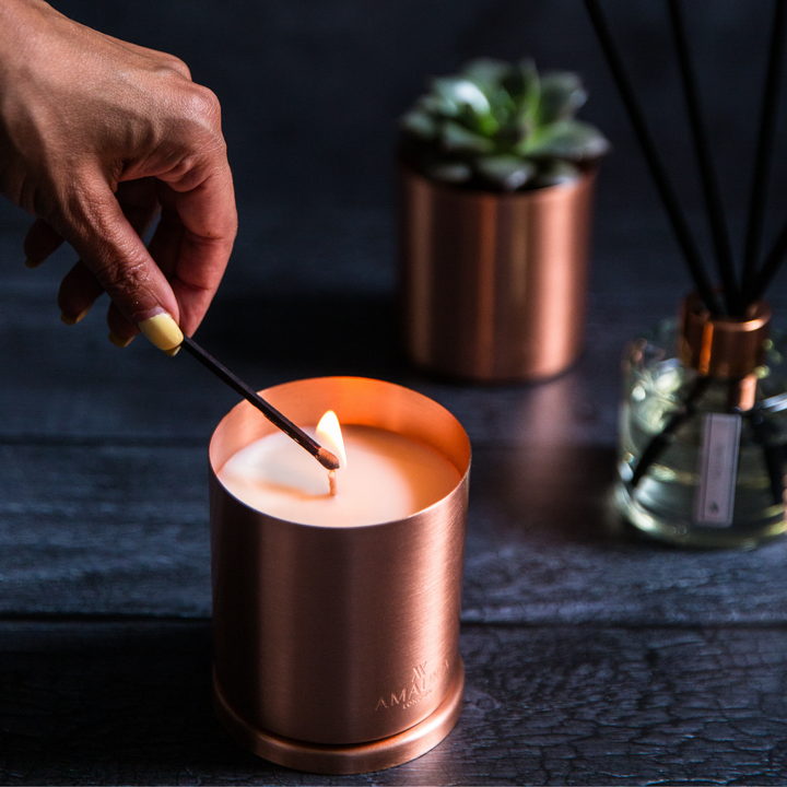 Gratitude Luxury Candle – Rock Rose & Sandalwood