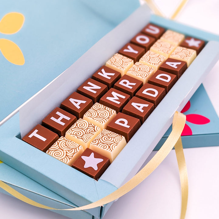 Personalised Thank You Belgian Chocolate Box