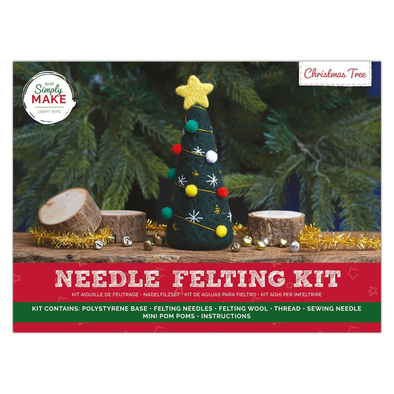 Simply Make Christmas Tree Felting Kit