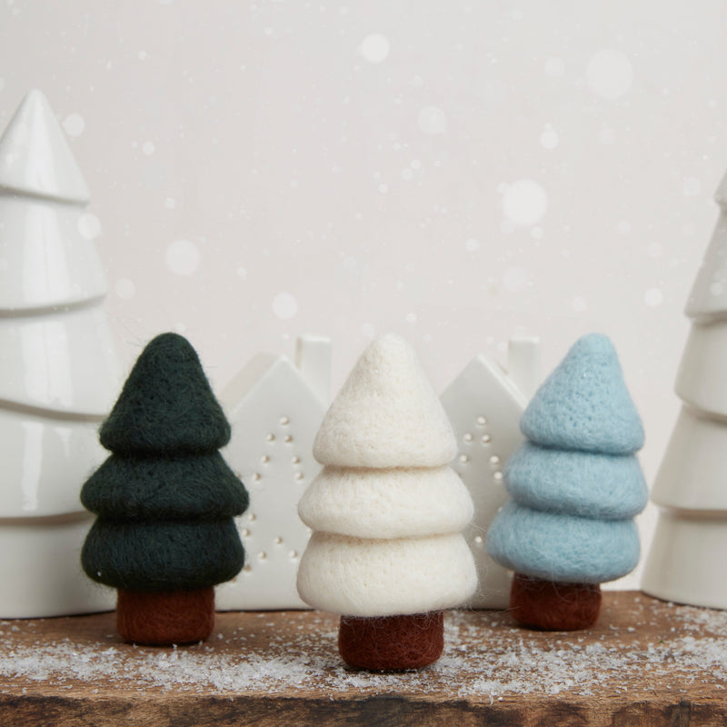 Needle Felting Kit - Tree Trio