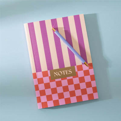 Checks-&-Stripes-Notebook-A5-Main