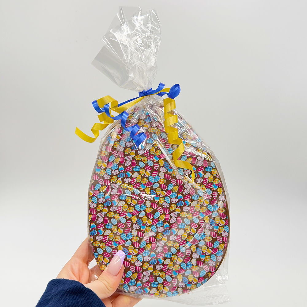 Personalised Colourful Chocolate Easter Egg