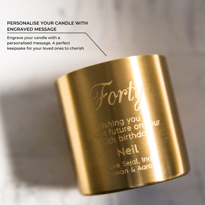 Gratitude Luxury Candle – Rock Rose & Sandalwood