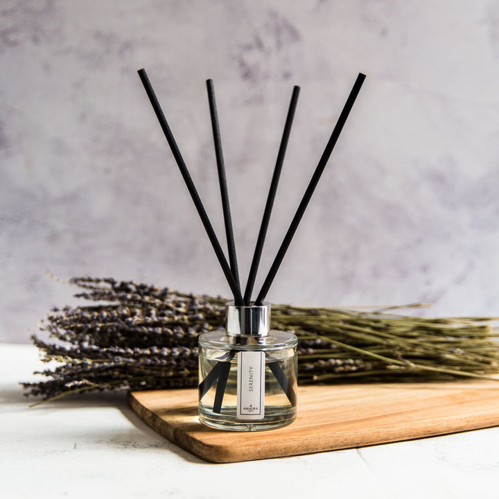 Serenity Luxury Reed Diffuser – Lavender, Jasmine & White Musk
