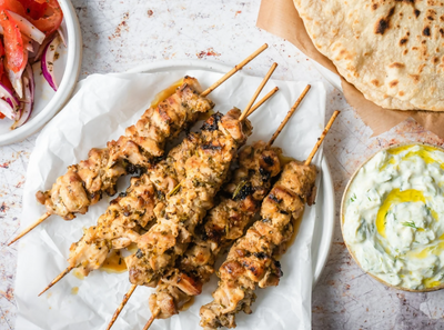 Chicken Souvlaki - Greek Street Food