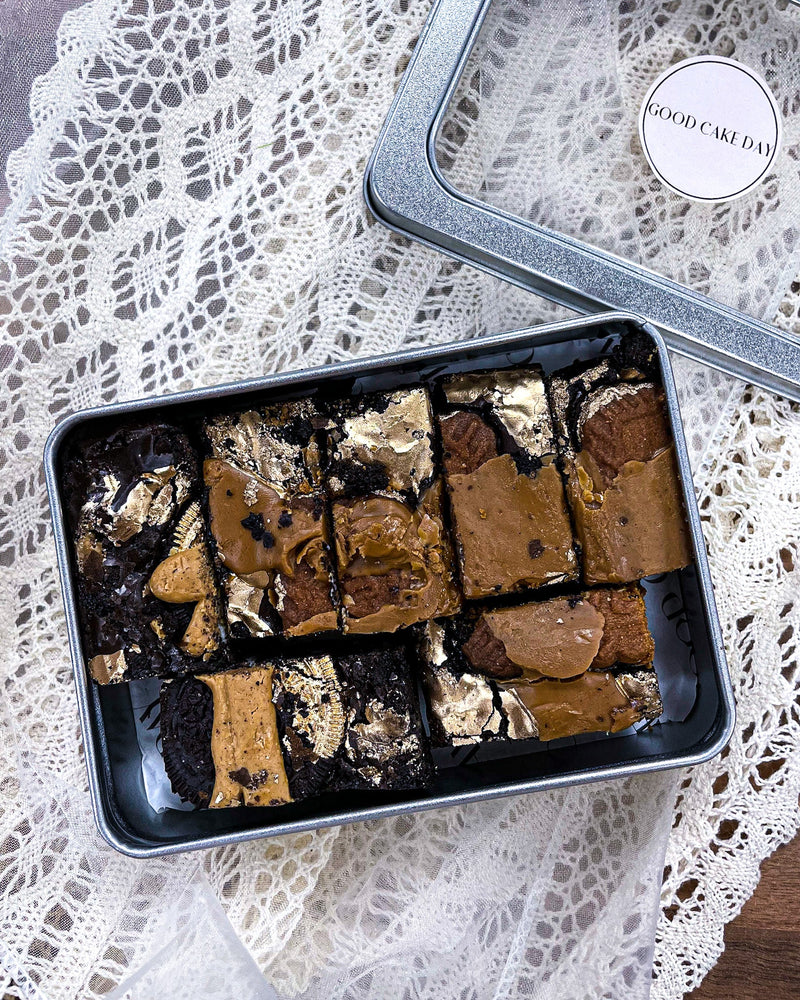 Bea Biscoff - Dark chocolate and Biscoff brownies