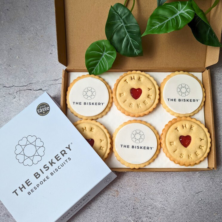 Gift Box of 6 Assorted Branded Biscuits