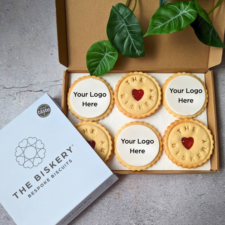 Gift Box of 6 Assorted Branded Biscuits