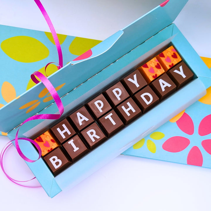 Luxury Belgian Birthday Chocolate Box