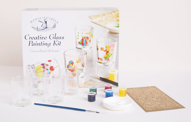 Creative Candle Votives Glass Painting Kit