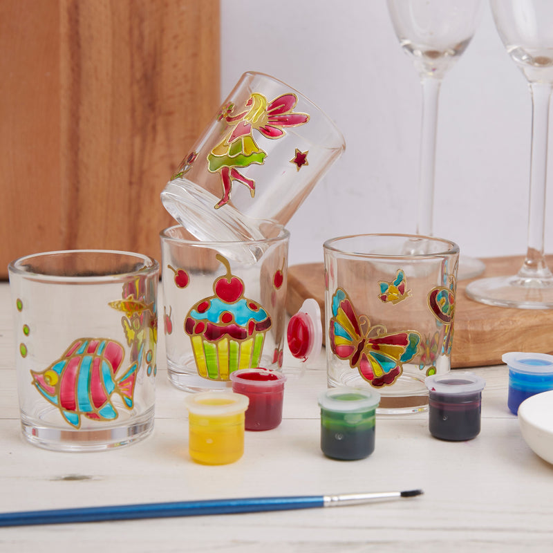 Creative Candle Votives Glass Painting Kit
