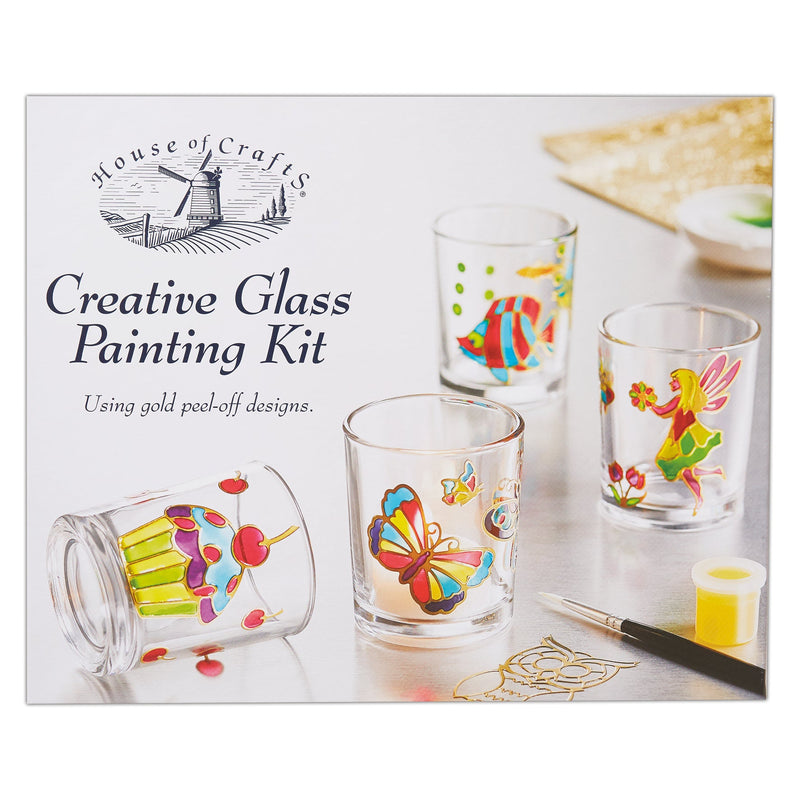 Creative Candle Votives Glass Painting Kit