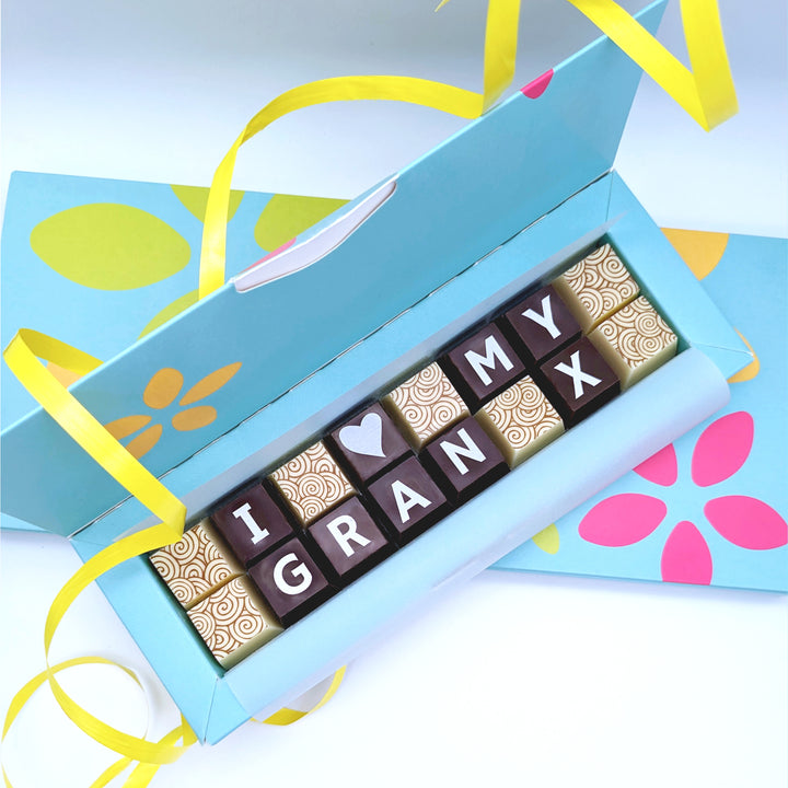 Personalised Chocolate Message Box