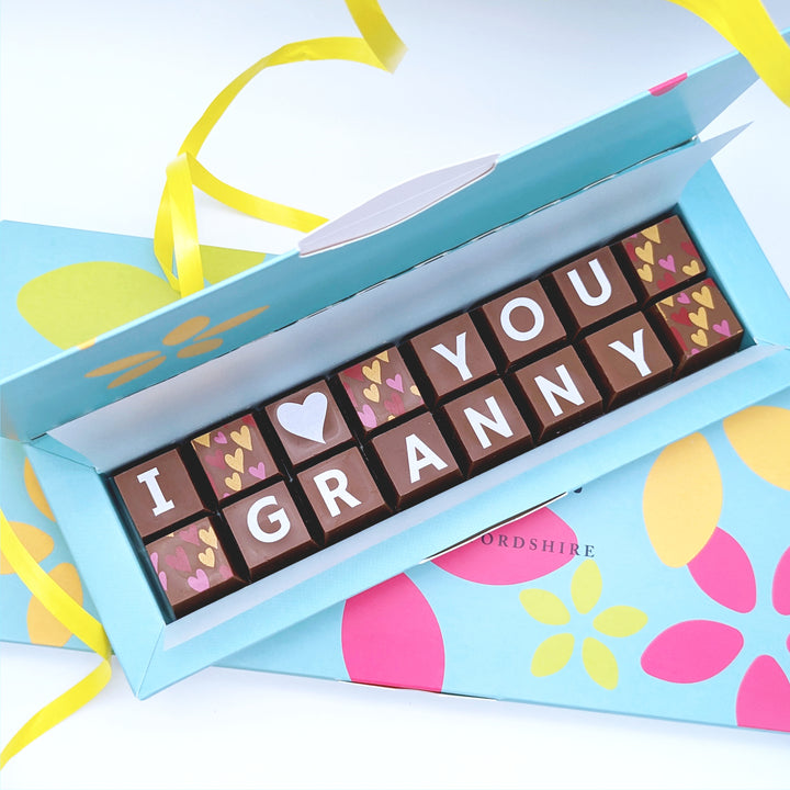 Personalised 'I Love You' Chocolate Box