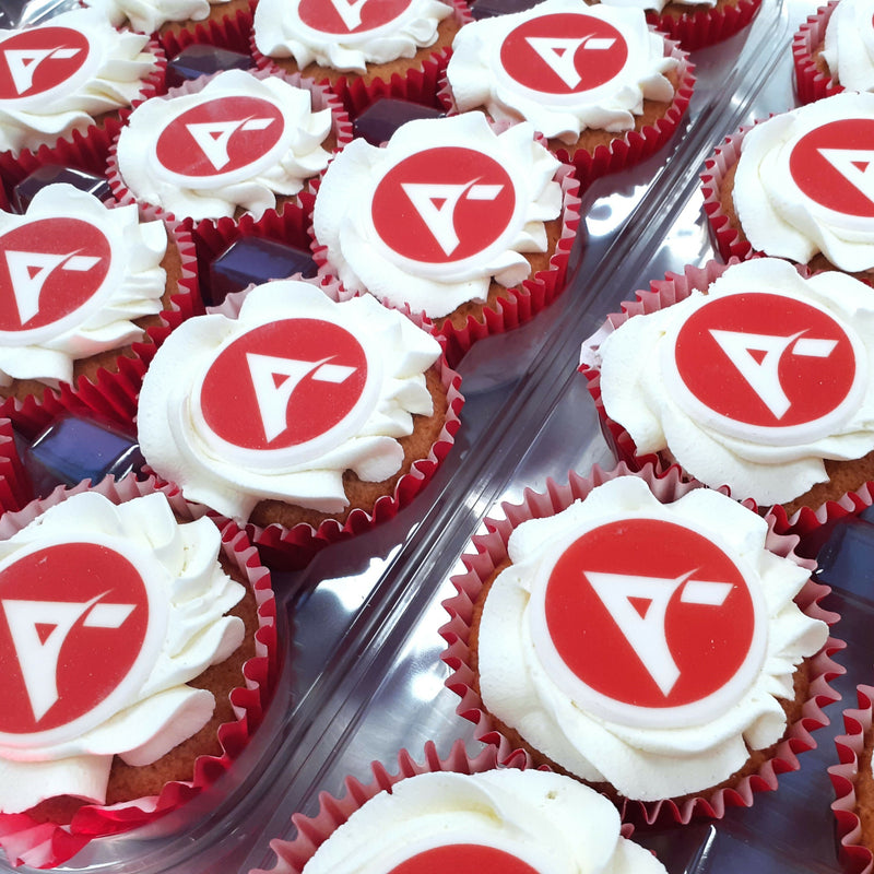 Delicious Branded Cupcakes