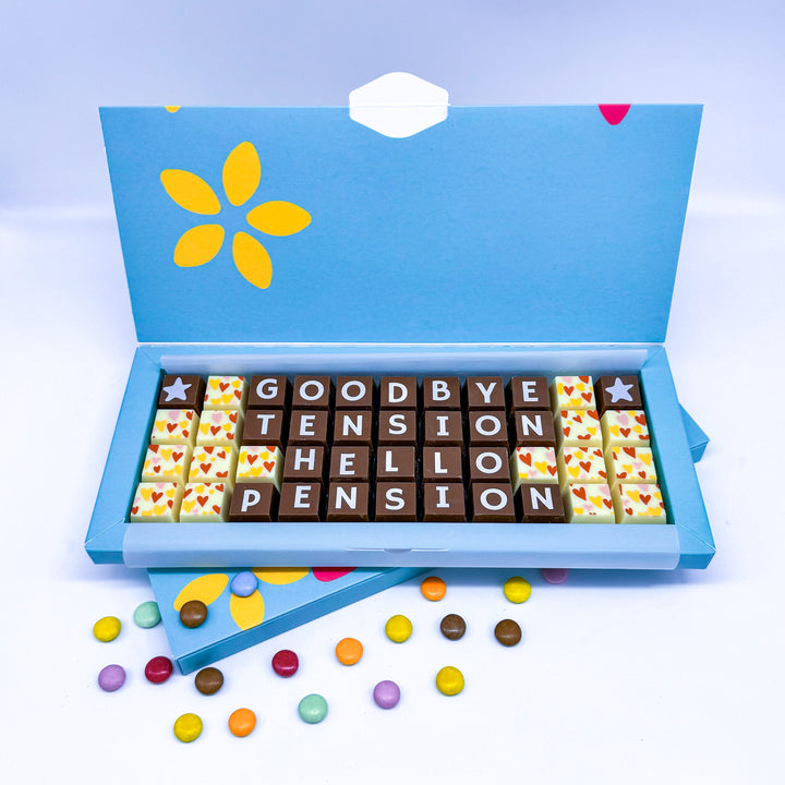 Personalised Chocolate Retirement Treat