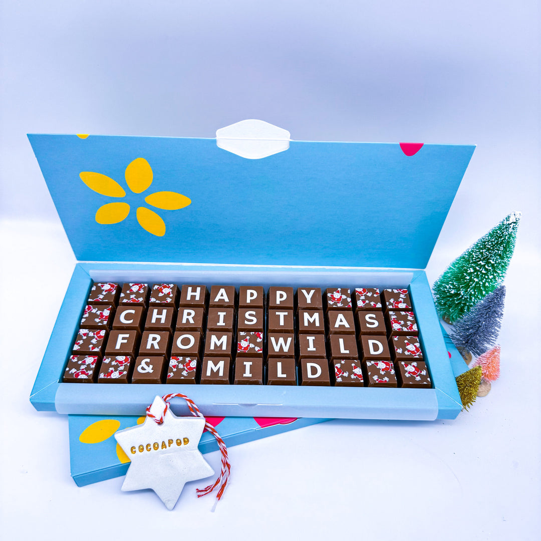 Festive Handmade Chocolate Gift Box