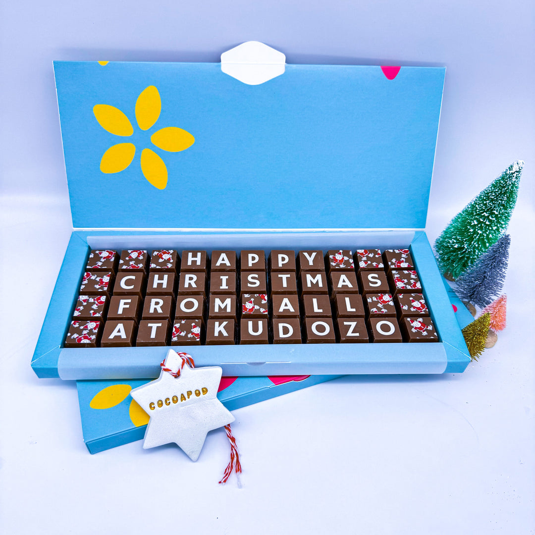 Festive Handmade Chocolate Gift Box