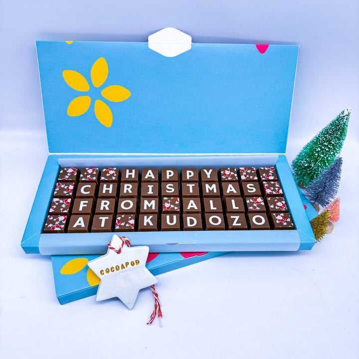 Festive Handmade Chocolate Gift Box
