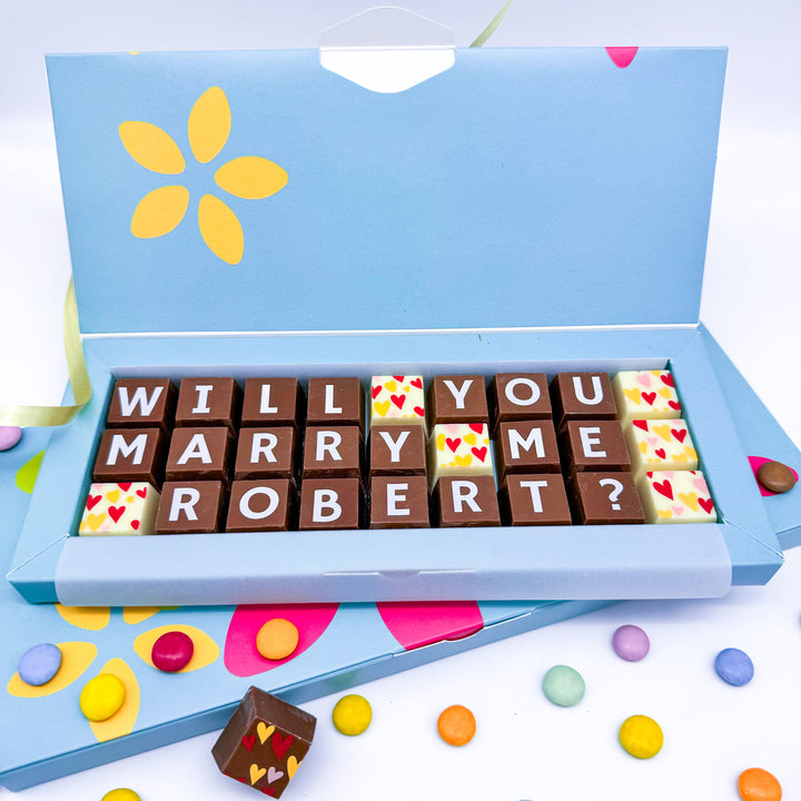 Will You Marry Me? Chocolate Proposal Box