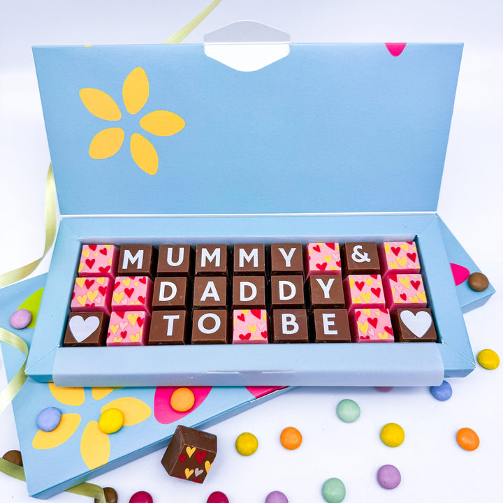 Personalised Chocolates for Mum and Dad to Be
